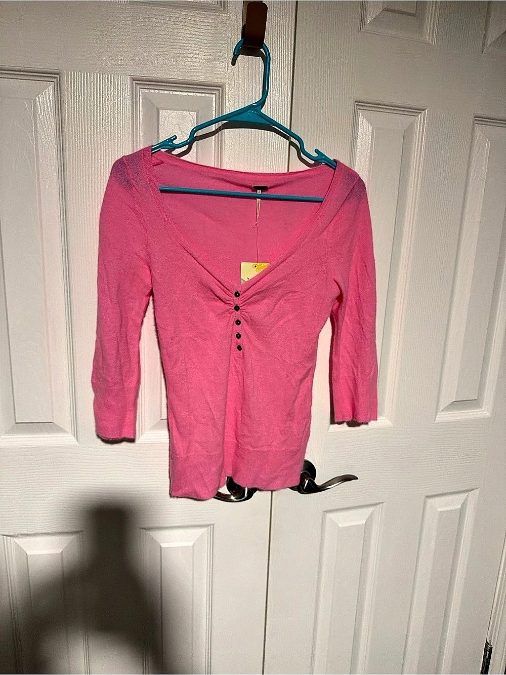 Free People Long Sleeve sweater Top in Pink Size Medium NWT